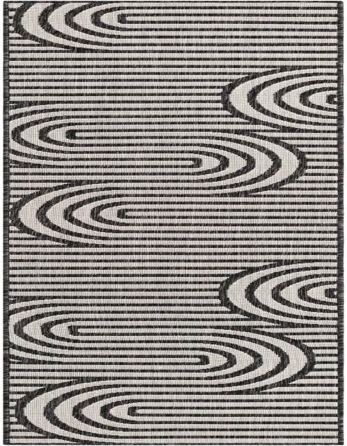 Detail image of 2' x 8' Easy-Clean Modern Indoor / Outdoor Runner Rug