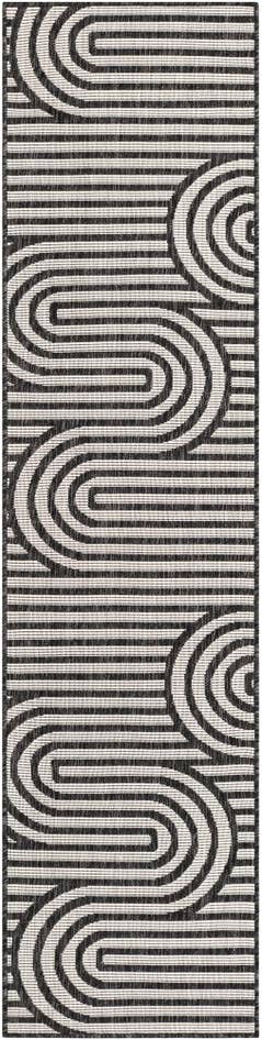Detail image of 2' x 8' Easy-Clean Modern Indoor / Outdoor Runner Rug