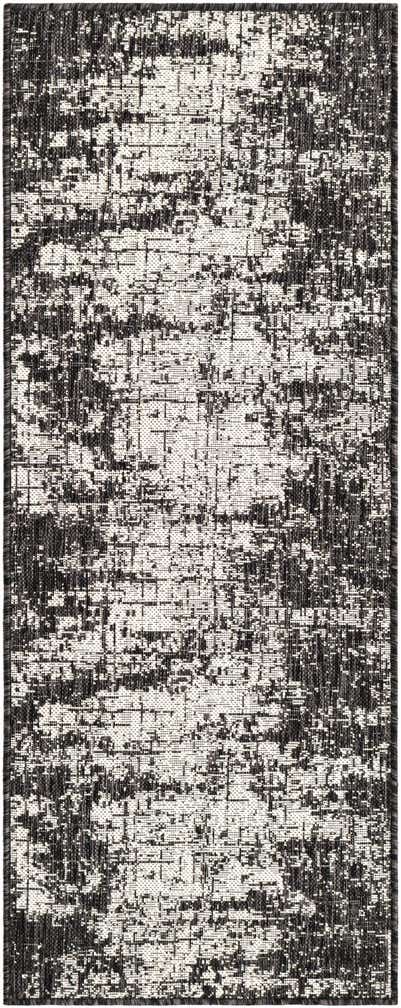 2' x 5' 3 Easy-Clean Modern Indoor / Outdoor Runner Rug