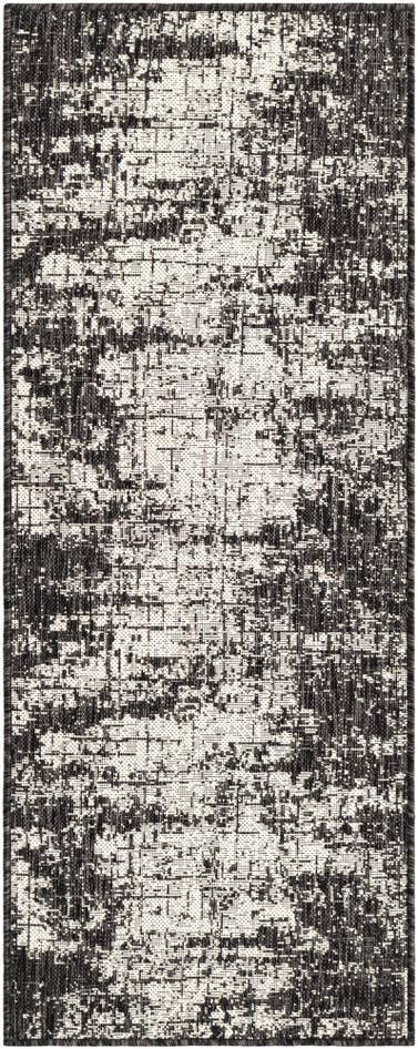 Detail image of 2' x 5' 3 Easy-Clean Modern Indoor / Outdoor Runner Rug