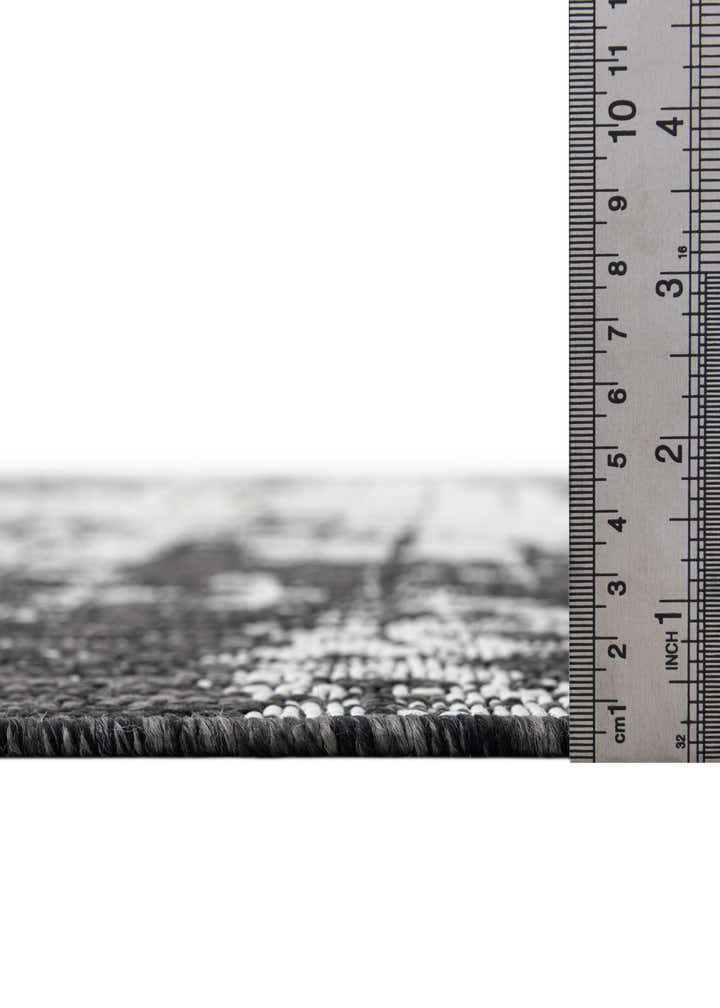 2' 7 x 12' Easy-Clean Modern Indoor / Outdoor Runner Rug