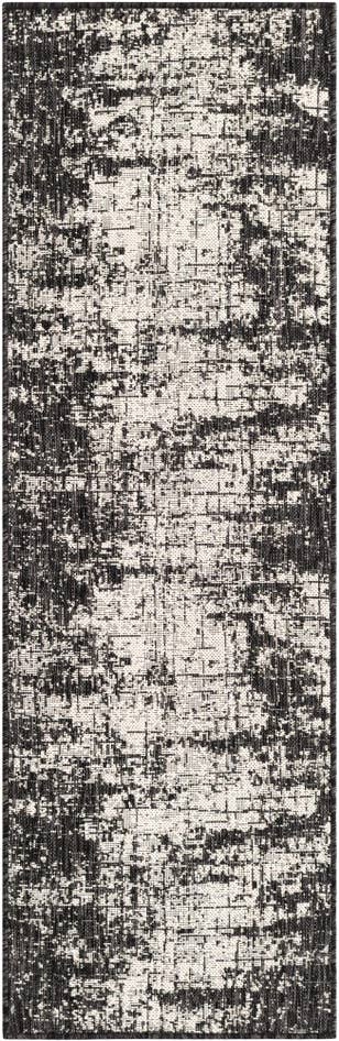 Detail image of 2' x 6' Easy-Clean Modern Indoor / Outdoor Runner Rug