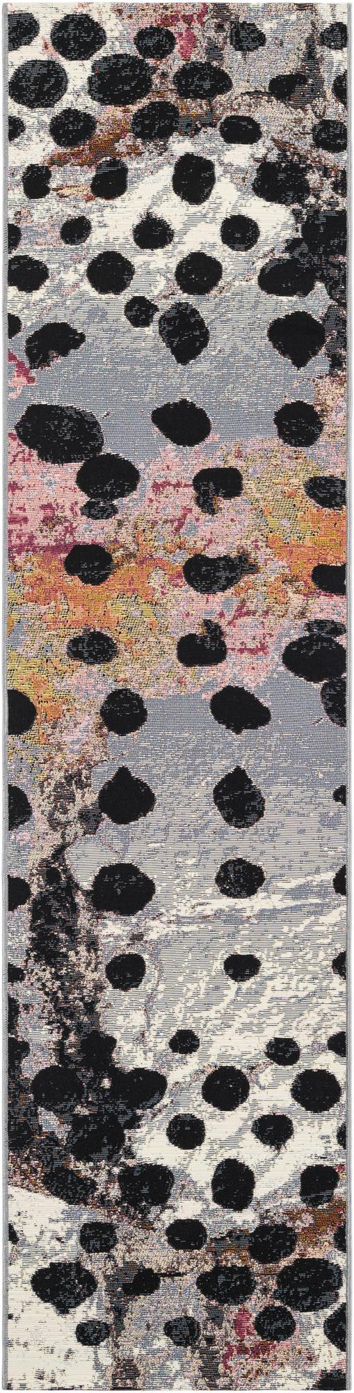 2' x 8' Easy-Clean Modern Indoor / Outdoor Runner Rug