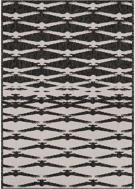 2' 7 x 12' Easy-Clean Modern Indoor / Outdoor Runner Rug