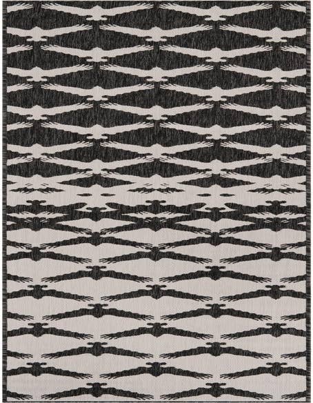 Detail image of 2' 7 x 12' Easy-Clean Modern Indoor / Outdoor Runner Rug