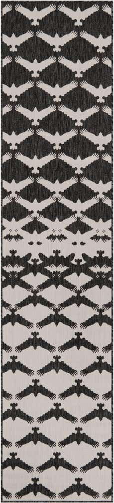 2' 7 x 12' Easy-Clean Modern Indoor / Outdoor Runner Rug