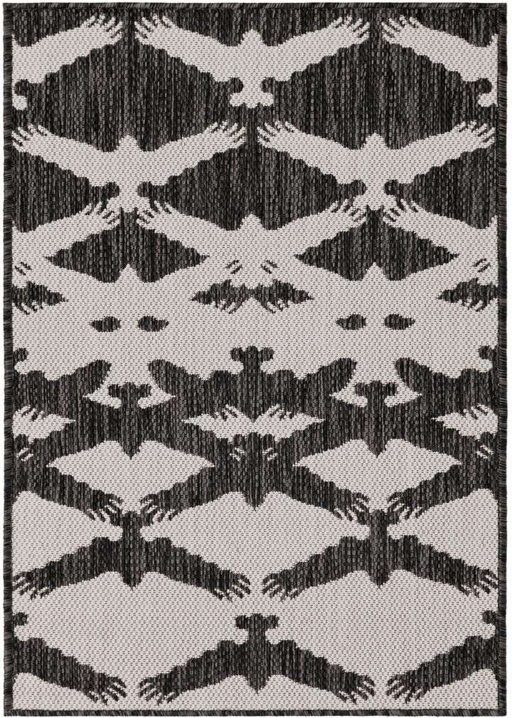 2' x 4' Easy-Clean Modern Indoor / Outdoor Runner Rug