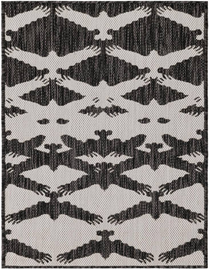 Detail image of 2' x 4' Easy-Clean Modern Indoor / Outdoor Runner Rug