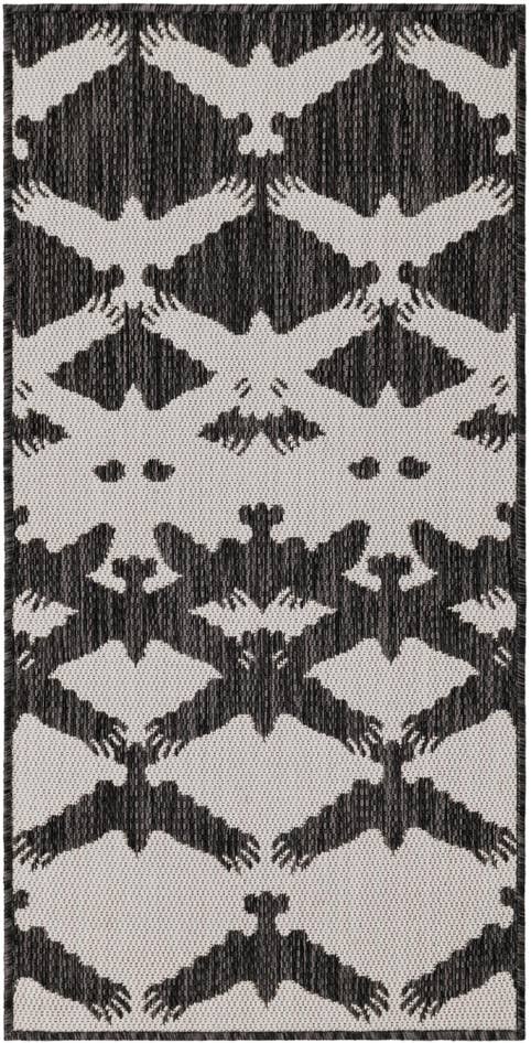 Detail image of 2' x 4' Easy-Clean Modern Indoor / Outdoor Runner Rug