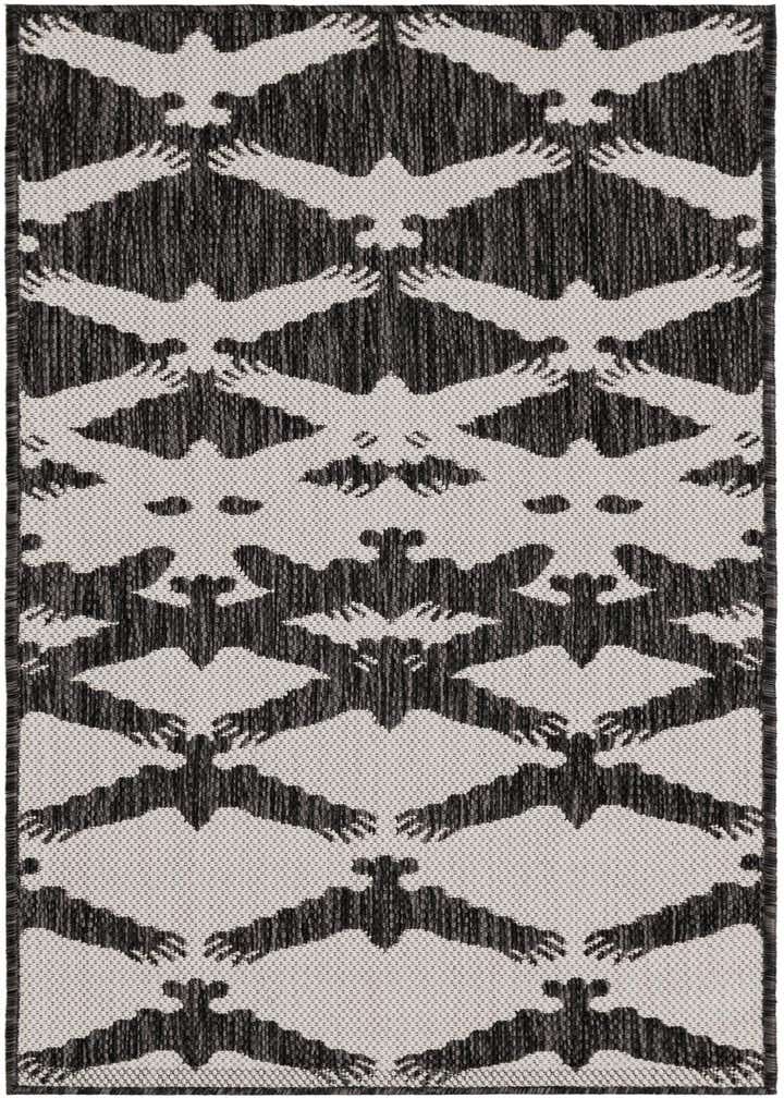 2' x 5' 3 Easy-Clean Modern Indoor / Outdoor Runner Rug