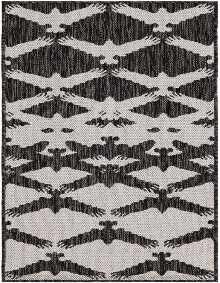 Detail image of 2' x 5' 3 Easy-Clean Modern Indoor / Outdoor Runner Rug