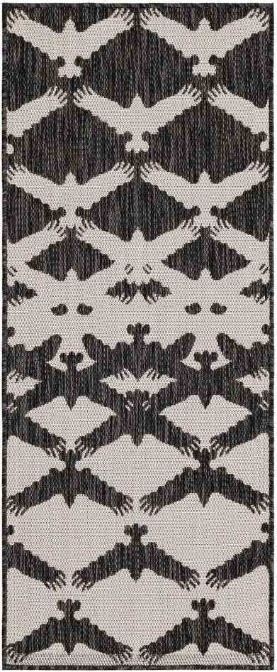 Detail image of 2' x 5' 3 Easy-Clean Modern Indoor / Outdoor Runner Rug