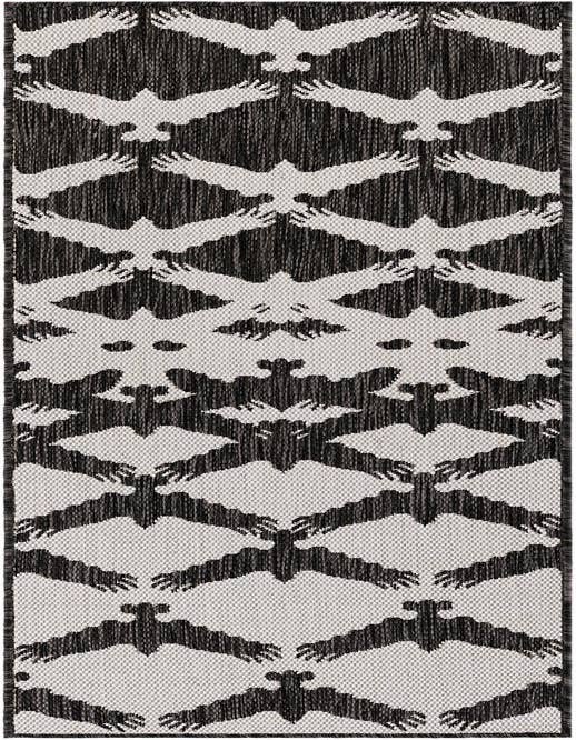 Detail image of 2' x 6' Easy-Clean Modern Indoor / Outdoor Runner Rug