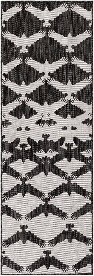 Detail image of 2' x 6' Easy-Clean Modern Indoor / Outdoor Runner Rug