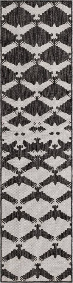 Detail image of 2' x 8' Easy-Clean Modern Indoor / Outdoor Runner Rug
