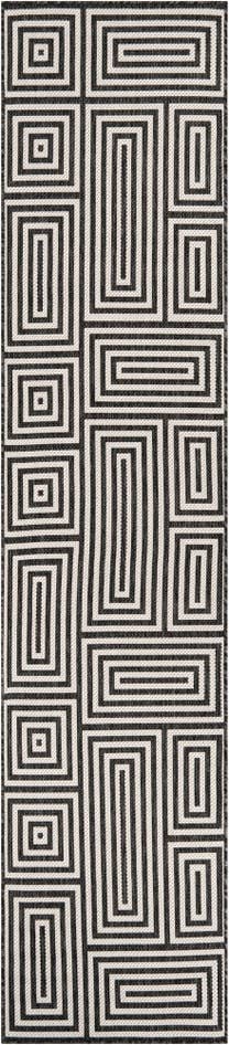 Detail image of 2' 7 x 12' Easy-Clean Modern Indoor / Outdoor Runner Rug