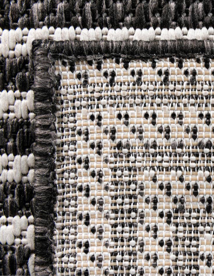 Detail image of 2' x 5' 3 Easy-Clean Modern Indoor / Outdoor Runner Rug