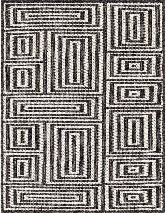2' x 6' Easy-Clean Modern Indoor / Outdoor Runner Rug