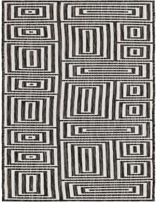 2' x 8' Easy-Clean Modern Indoor / Outdoor Runner Rug