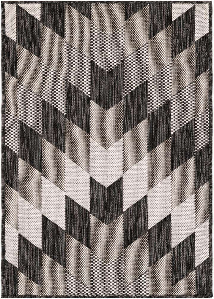 2' x 4' Easy-Clean Modern Indoor / Outdoor Runner Rug