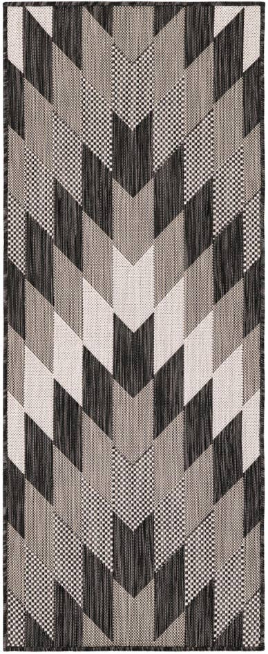 Detail image of 2' x 5' 3 Easy-Clean Modern Indoor / Outdoor Runner Rug
