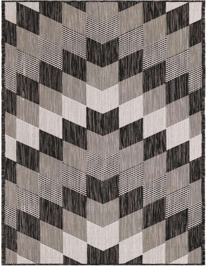 2' x 6' Easy-Clean Modern Indoor / Outdoor Runner Rug