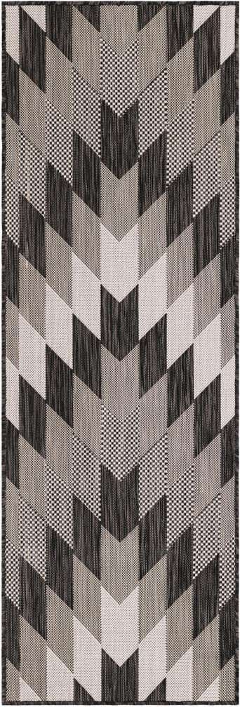 2' x 6' Easy-Clean Modern Indoor / Outdoor Runner Rug