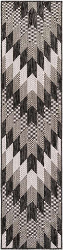 2' x 8' Easy-Clean Modern Indoor / Outdoor Runner Rug