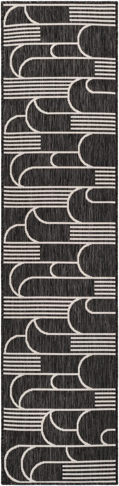 Primary image 2' x 8'  Washable Modern Indoor / Outdoor Runner Rug