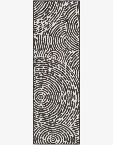 2' x 6' Easy-Clean Modern Indoor / Outdoor Runner Rug