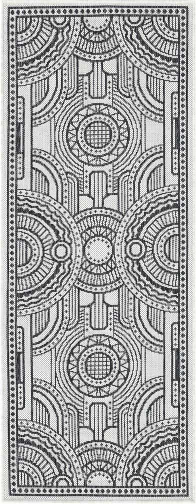 2' x 5' 3 Easy-Clean Traditional Indoor / Outdoor Runner Rug