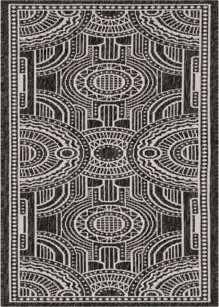 2' x 5' 3 Easy-Clean Traditional Indoor / Outdoor Runner Rug