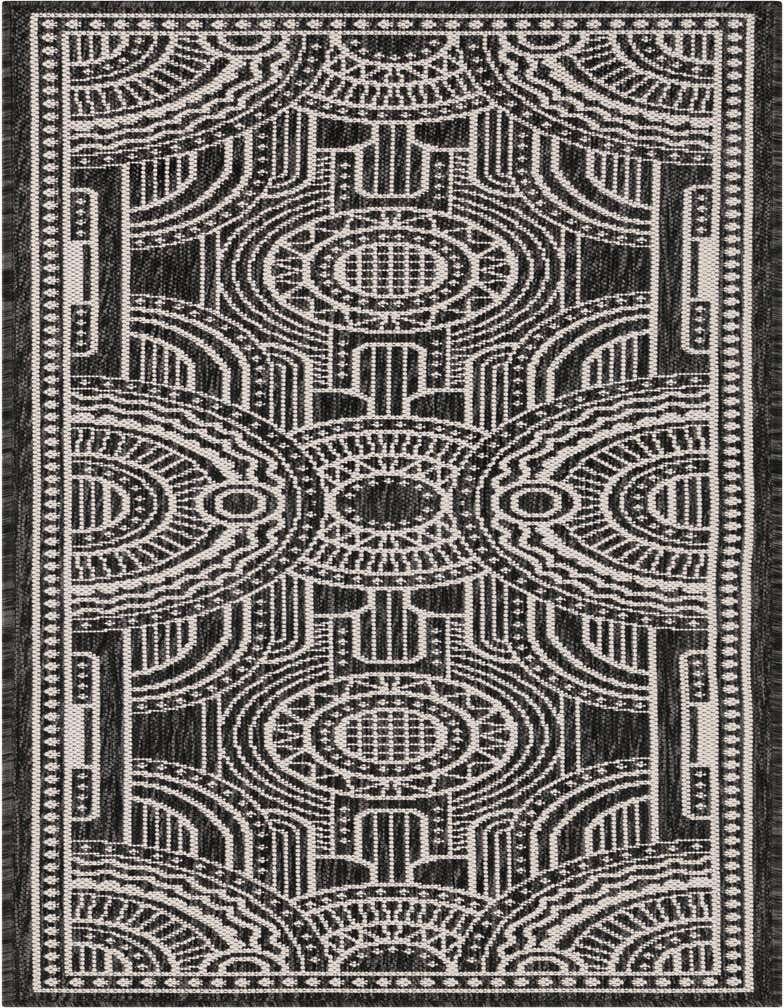 2' x 5' 3 Easy-Clean Traditional Indoor / Outdoor Runner Rug