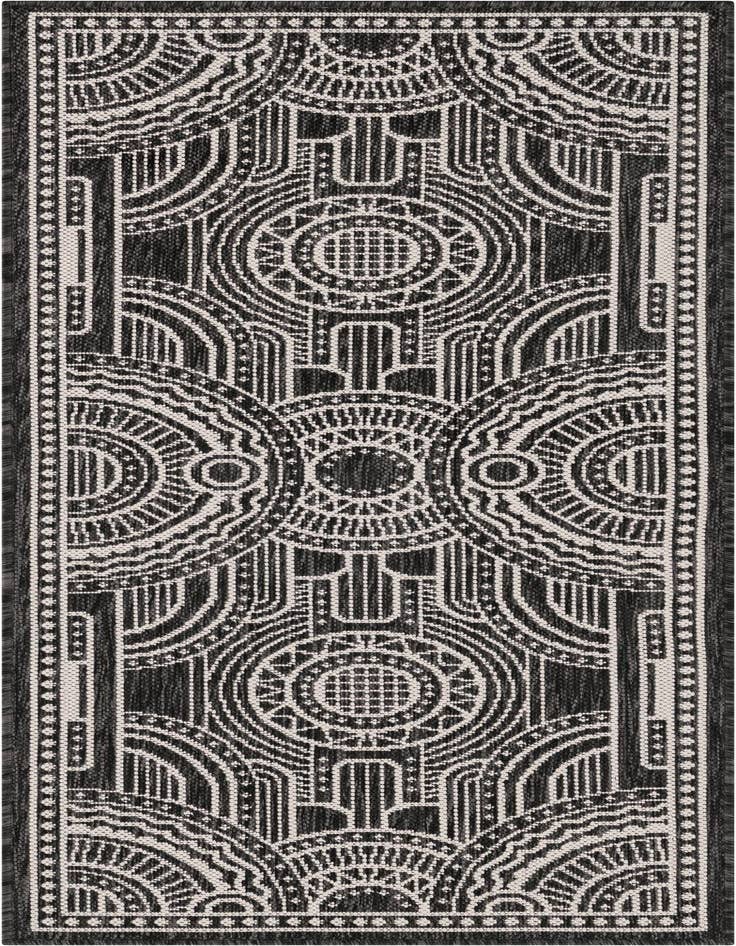 Detail image of 2' x 5' 3 Easy-Clean Traditional Indoor / Outdoor Runner Rug