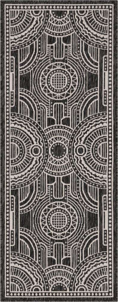 2' x 5' 3 Easy-Clean Traditional Indoor / Outdoor Runner Rug