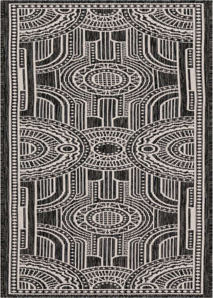 2' x 6' 1 Easy-Clean Traditional Indoor / Outdoor Runner Rug