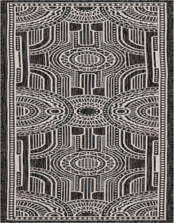 2' x 6' 1 Easy-Clean Traditional Indoor / Outdoor Runner Rug