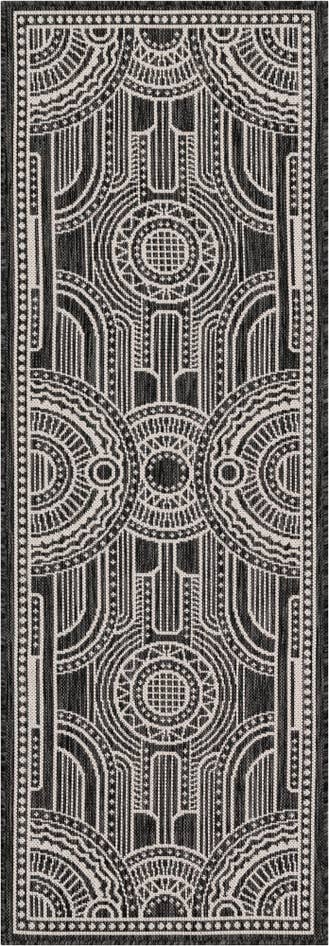 Detail image of 2' x 6' 1 Easy-Clean Traditional Indoor / Outdoor Runner Rug