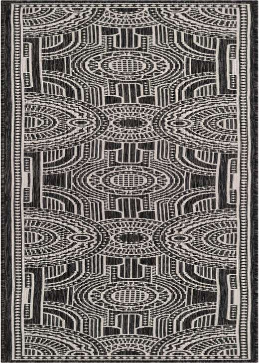 2' x 8' Easy-Clean Traditional Indoor / Outdoor Runner Rug