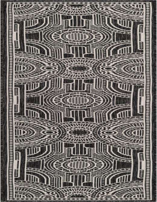 2' x 8' Easy-Clean Traditional Indoor / Outdoor Runner Rug
