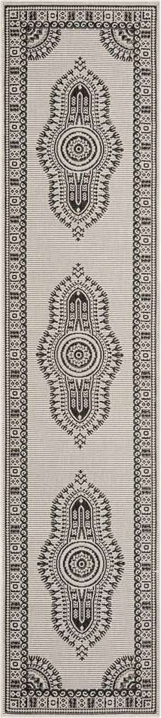 2' 7 x 12' Easy-Clean Traditional Indoor / Outdoor Runner Rug