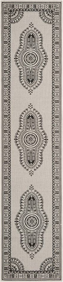 Detail image of 2' 7 x 12' Easy-Clean Traditional Indoor / Outdoor Runner Rug