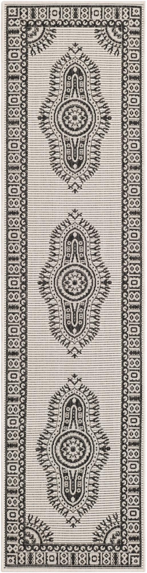 2' x 8' Easy-Clean Traditional Indoor / Outdoor Runner Rug