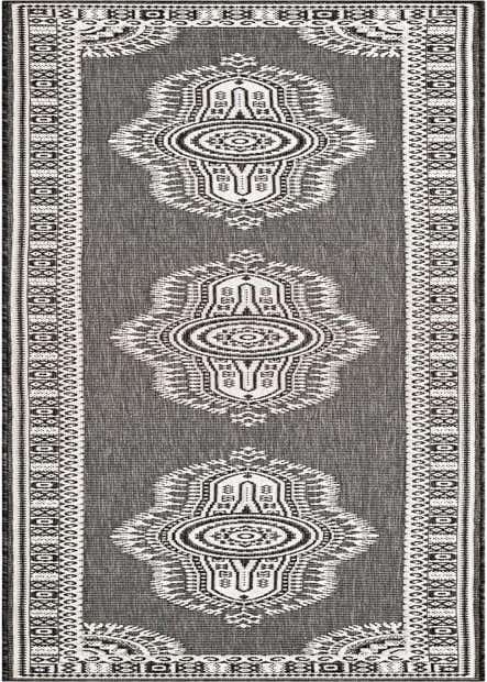 2' 7 x 12' Easy-Clean Traditional Indoor / Outdoor Runner Rug
