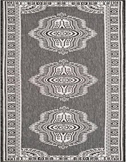 Detail image of 2' 7 x 12' Easy-Clean Traditional Indoor / Outdoor Runner Rug