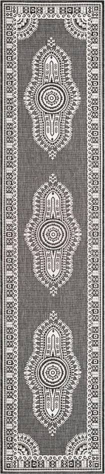 Detail image of 2' 7 x 12' Easy-Clean Traditional Indoor / Outdoor Runner Rug