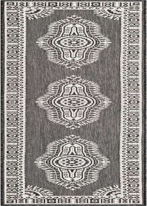 2' x 8' Easy-Clean Traditional Indoor / Outdoor Runner Rug