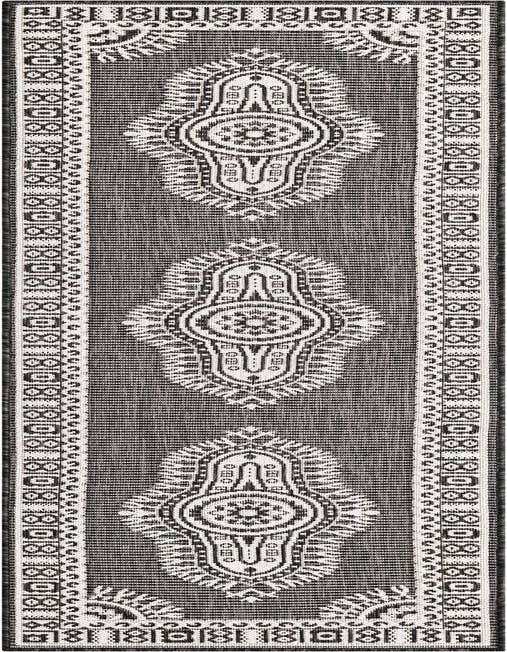 Detail image of 2' x 8' Easy-Clean Traditional Indoor / Outdoor Runner Rug