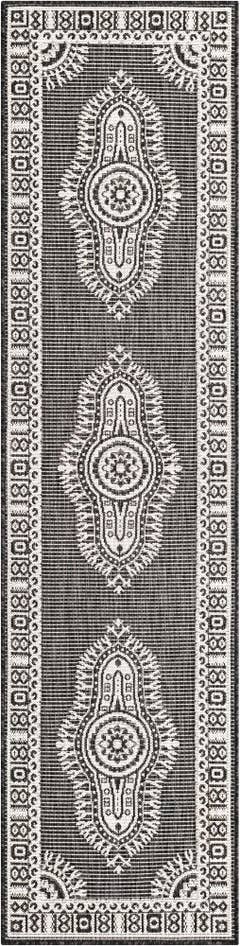 Detail image of 2' x 8' Easy-Clean Traditional Indoor / Outdoor Runner Rug