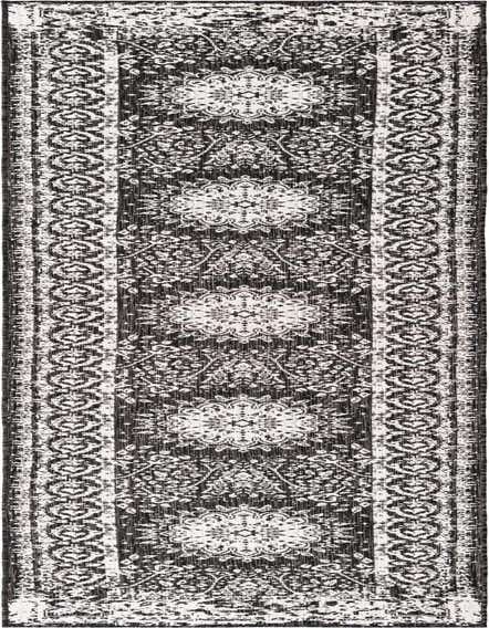 2' 7 x 12' Easy-Clean Traditional Indoor / Outdoor Runner Rug